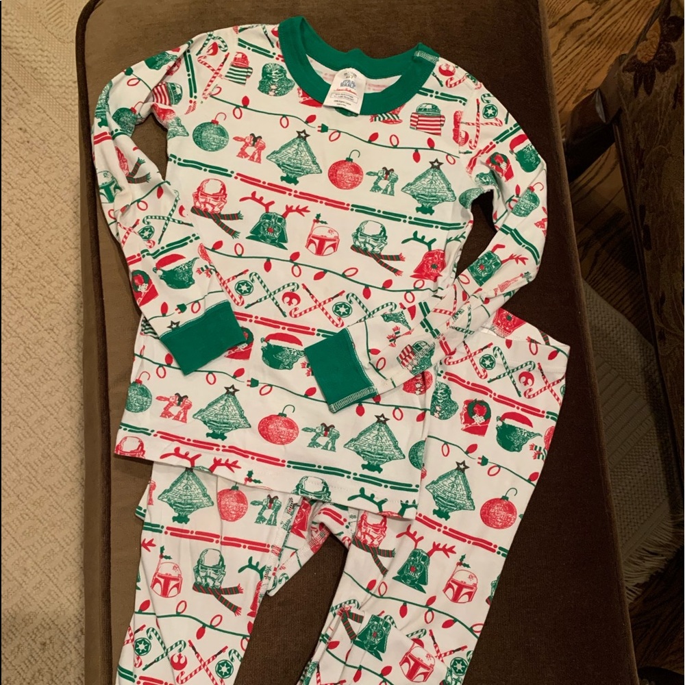 Hanna Anderson Christmas Star Wars Pajamas